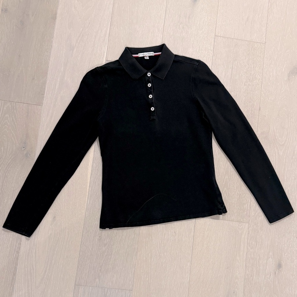 Fairway & Greene long sleeve collared polo shirt